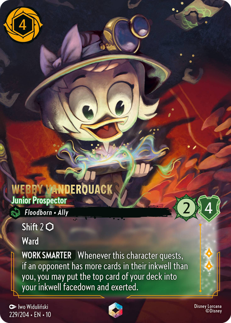 Webby Vanderquack - Junior Prospector (Enchanted Rare)