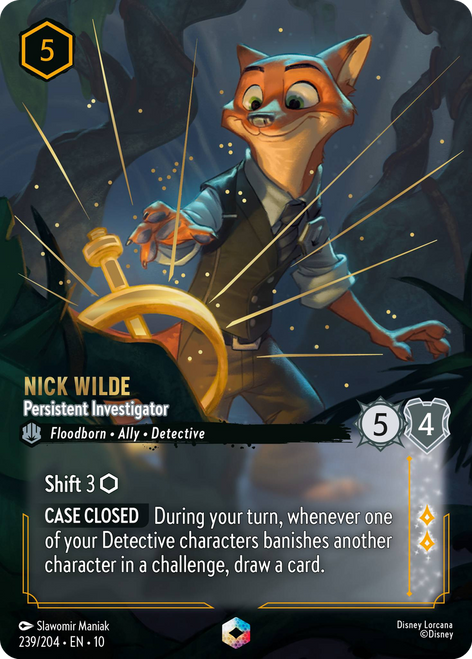 Nick Wilde - Persistent Investigator (Enchanted Rare)