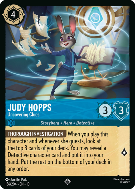 Judy Hopps - Uncovering Clues (Foil)