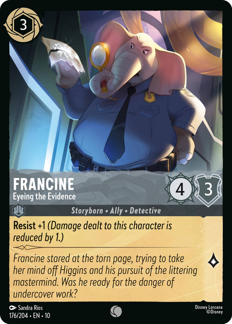 Francine - Eyeing the Evidence (Foil)