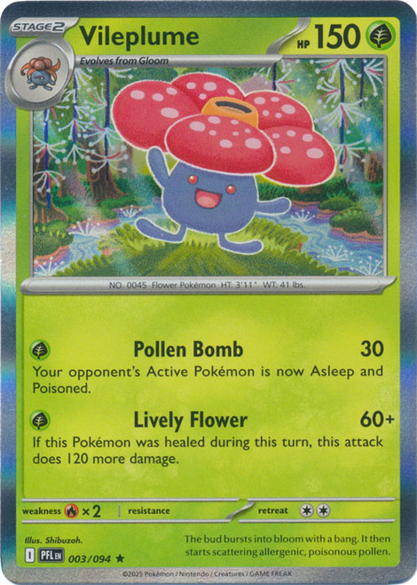 ME Phantasmal Flames 003/094 Vileplume (Holo)