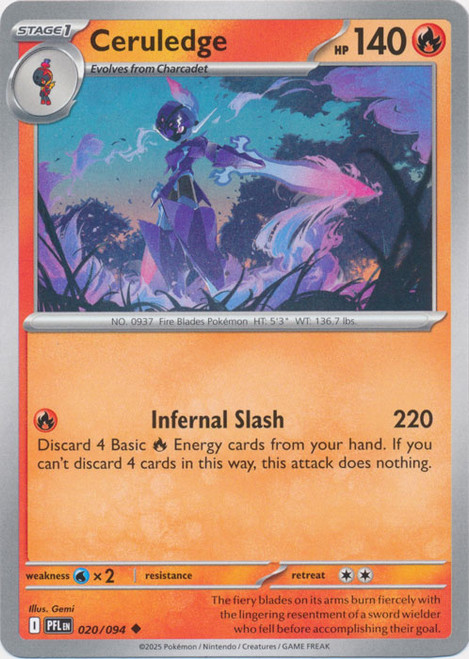 ME Phantasmal Flames 020/094 Ceruledge