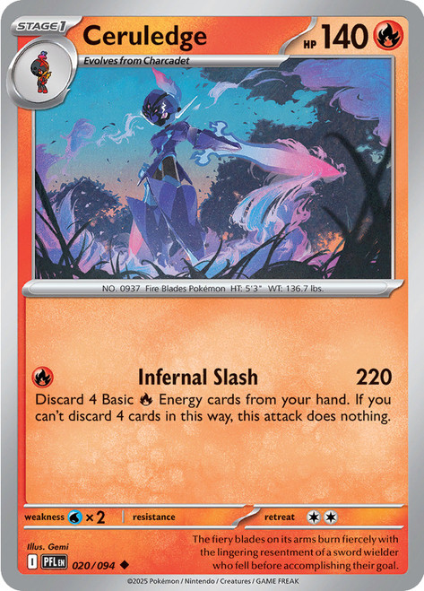 ME Phantasmal Flames 020/094 Ceruledge