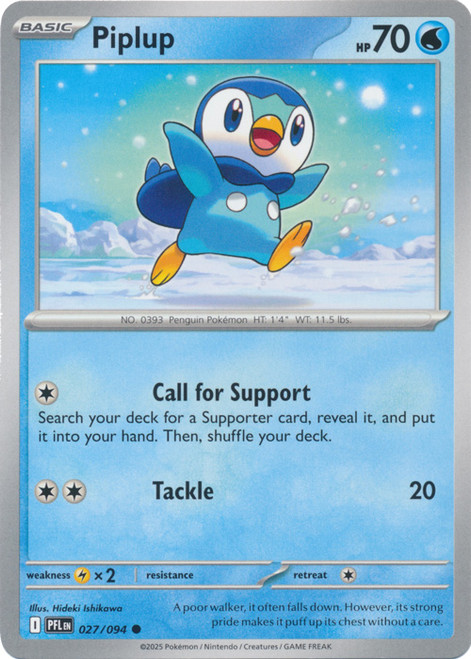 ME Phantasmal Flames 027/094 Piplup