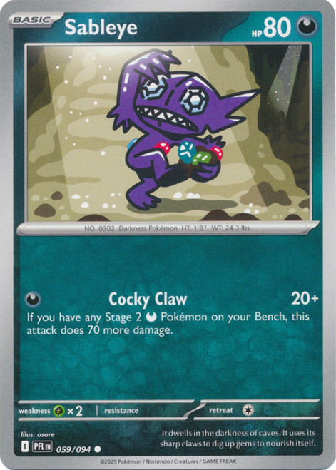 ME Phantasmal Flames 059/094 Sableye