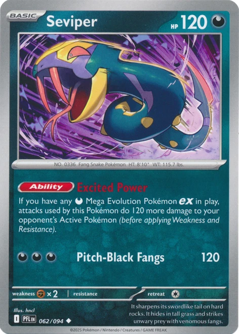 ME Phantasmal Flames 062/094 Seviper