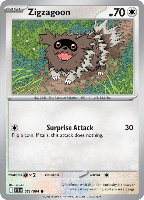 ME Phantasmal Flames 081/094 Zigzagoon
