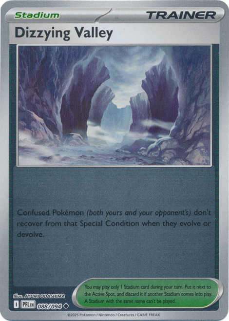 ME Phantasmal Flames 088/094 Dizzying Valley (Reverse Holo)