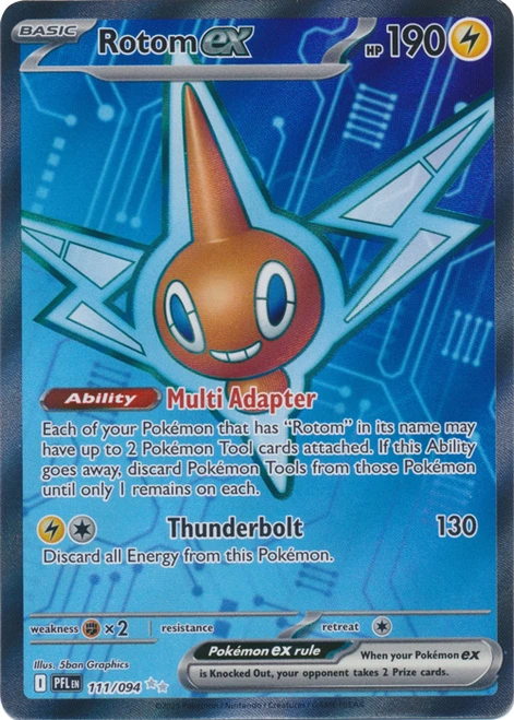 ME Phantasmal Flames 111/094 Rotom ex (Full Art)