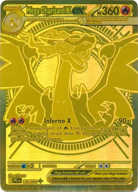 ME Phantasmal Flames 130/094 Mega Charizard X ex (Mega Hyper Rare)