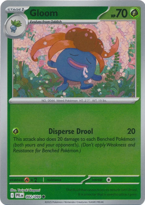 ME Phantasmal Flames 002/094 Gloom (Reverse Holo)