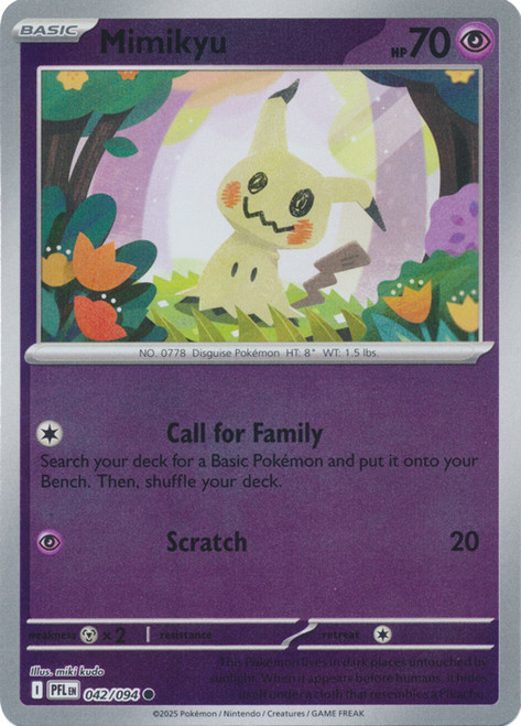 ME Phantasmal Flames 042/094 Mimikyu (Reverse Holo)