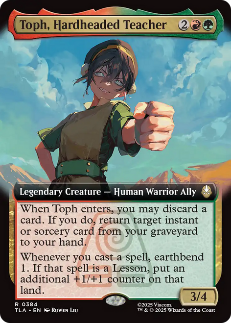 Toph, Hardheaded Teacher (Extended Art)