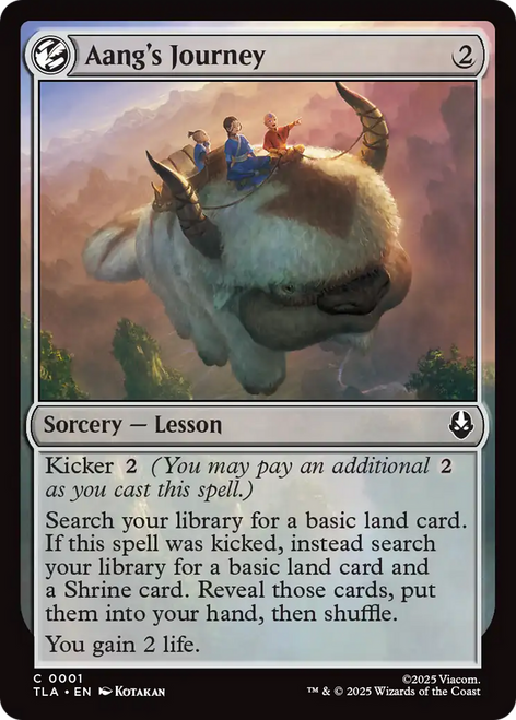 Aang's Journey (Foil)