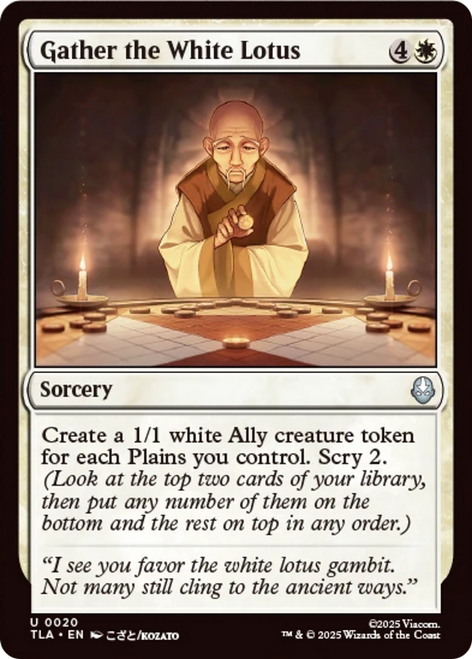 Gather the White Lotus (Foil)