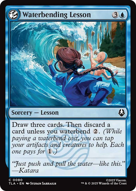 Waterbending Lesson (Foil)