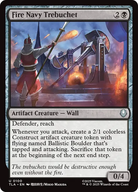 Fire Navy Trebuchet (Foil)