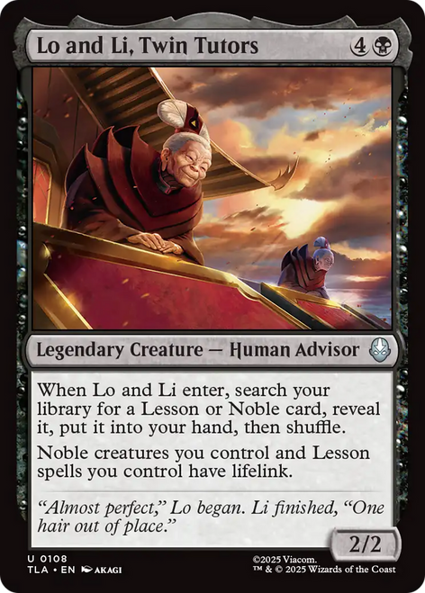 Lo and Li, Twin Tutors (Foil)