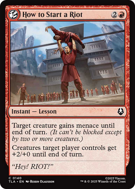 How to Start a Riot (Foil)