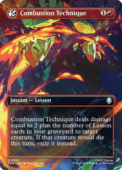 Combustion Technique (Borderless Scene Foil)