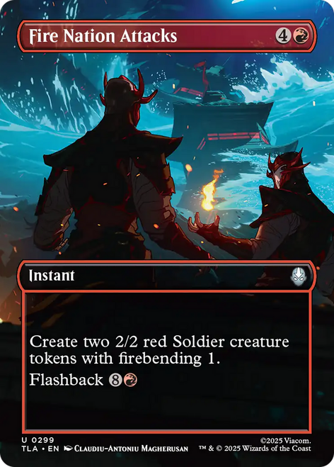 Fire Nation Attacks (Borderless Scene Foil)