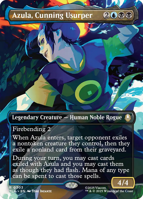 Azula, Cunning Usurper (Borderless Scene Foil)