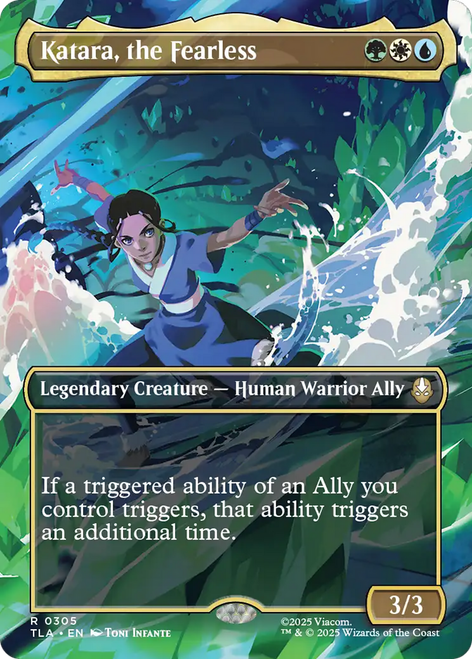 Katara, the Fearless (Borderless Scene Foil)