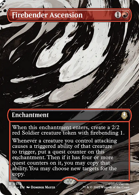 Firebender Ascension (Borderless Scene Foil)