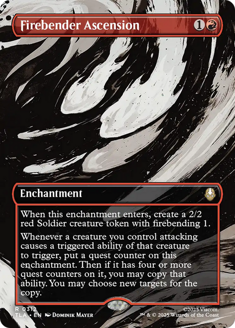 Firebender Ascension (Borderless Scene Foil)