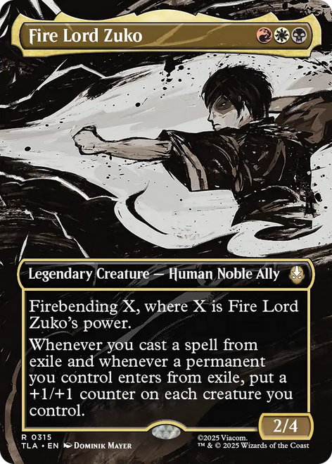 Fire Lord Zuko (Borderless Scene Foil)