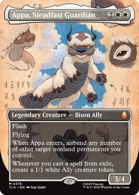 Appa, Steadfast Guardian (Borderless Field Notes Foil)