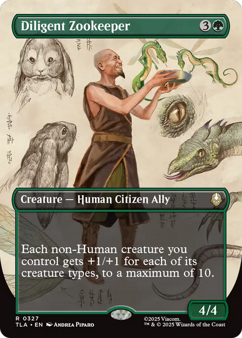 Diligent Zookeeper (Borderless Field Notes Foil)