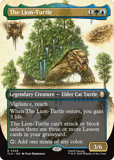 The Lion-Turtle (Borderless Field Notes Foil)