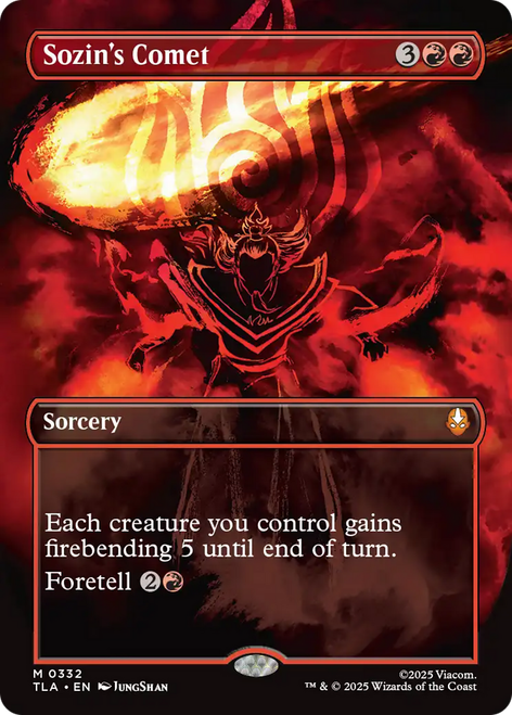 Sozin's Comet (Borderless Foil)