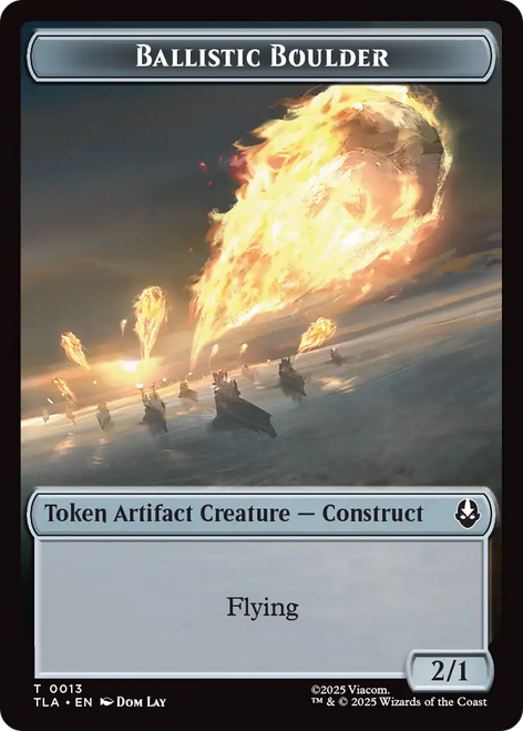 Avatar: The Last Airbender - Ballistic Boulder Token