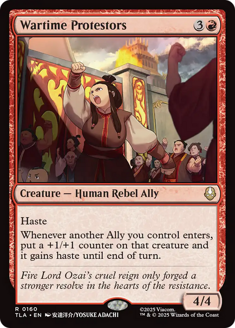 Wartime Protestors (Foil)