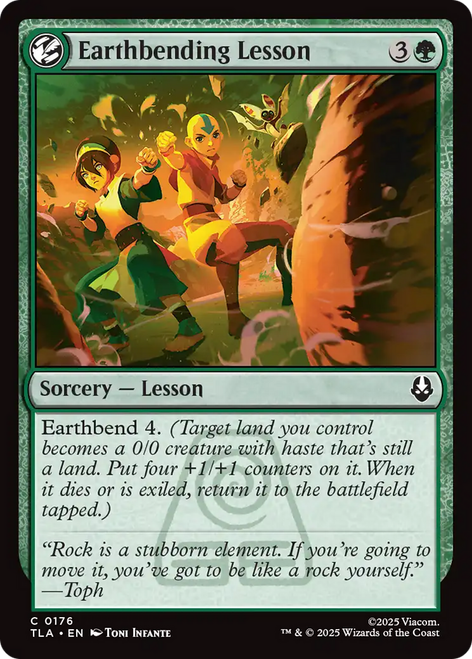 Earthbending Lesson (Foil)