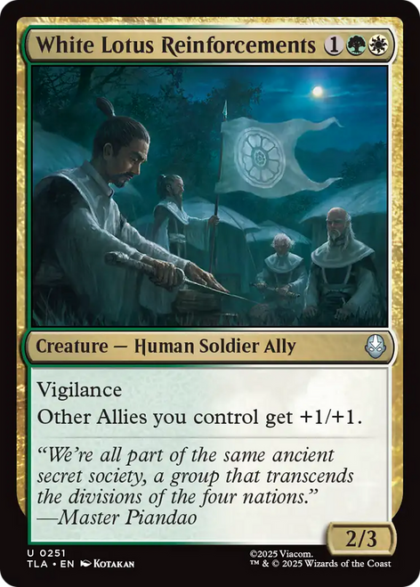 White Lotus Reinforcements (Foil)