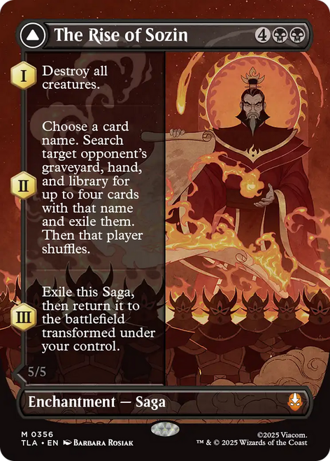 The Rise of Sozin // Fire Lord Sozin (Borderless Foil)