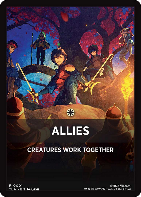 Avatar: The Last Airbender Beginner - Allies (Front Summary Card)