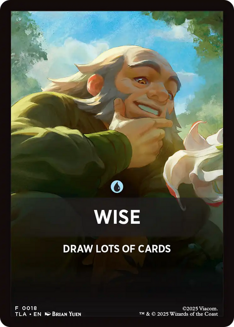Avatar: The Last Airbender Jumpstart - Wise (Front Summary Card)