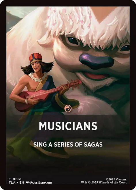 Avatar: The Last Airbender Jumpstart - Musicians (Front Summary Card)