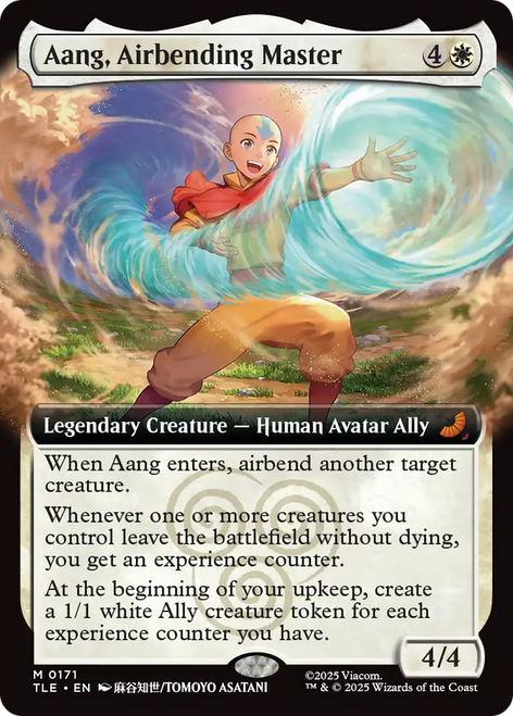 Aang, Airbending Master (Extended Art Foil)
