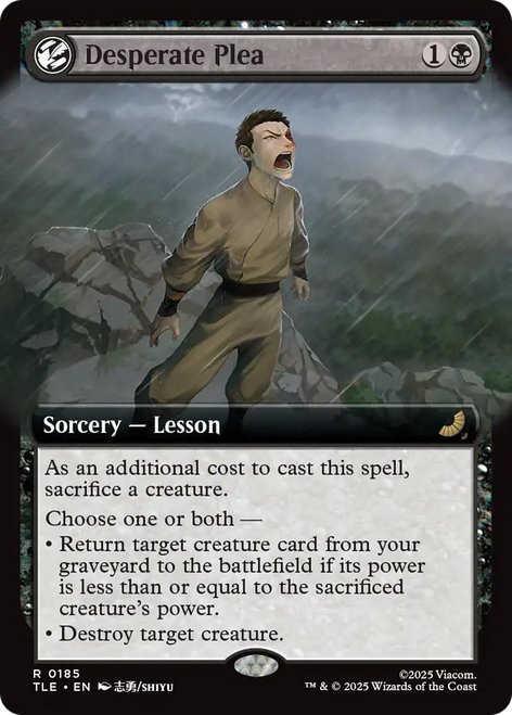 Desperate Plea (Extended Art Foil)