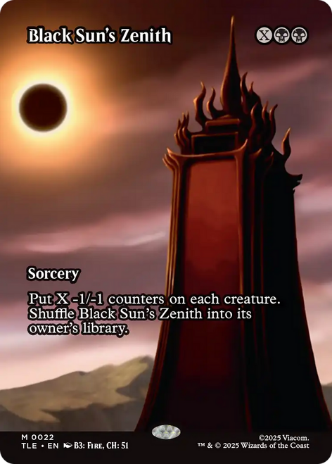 Black Sun's Zenith (Borderless Art Foil)