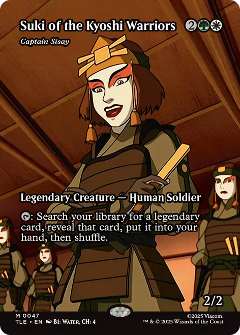 Captain Sisay [Suki of the Kyoshi Warriors] (Borderless Art Foil)