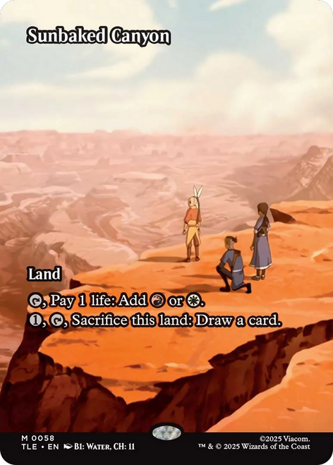Sunbaked Canyon (Borderless Art Foil)