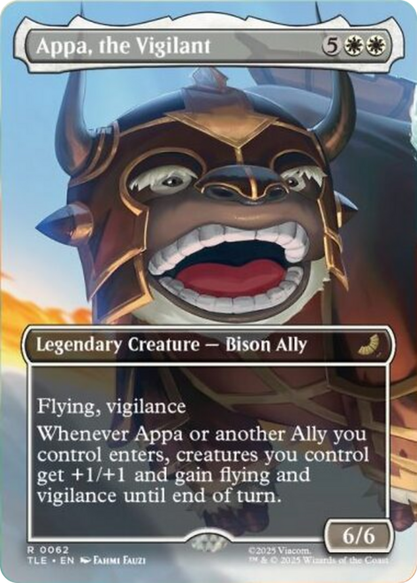 Appa, the Vigilant (Borderless Scene Foil)