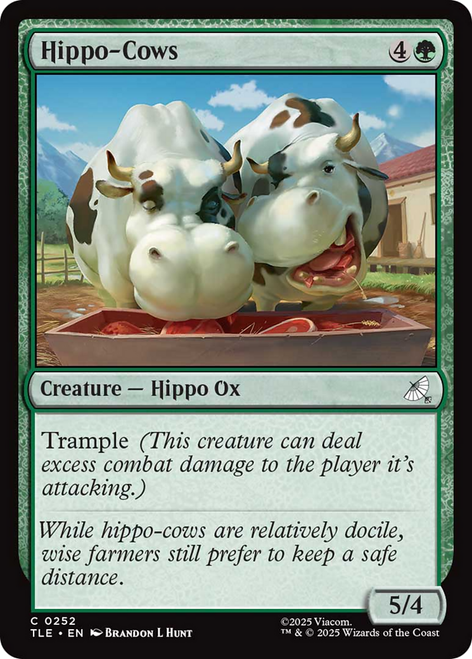 Hippo-Cows (Foil)