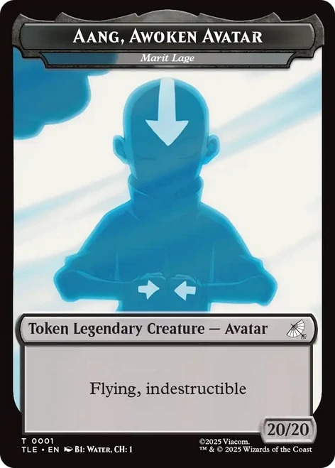 Avatar: The Last Airbender Eternal - Marit Lage [Aang, Awoken Avatar] Token